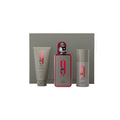 AFNAN 9 PM REBEL 3 PCS SET FOR MEN: 3.4 EAU DE PARFUM SPRAY + 5 OZ SHOWER GEL + 5 OZ PERFUME SPRAY