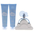 ARIANA GRANDE CLOUD 3 PCS SET FOR WOMEN: 3.4 EAU DE PARFUM SPRAY + 3.4 BATH AND SHOWER GEL + 3.4 BODY SOUFFLE