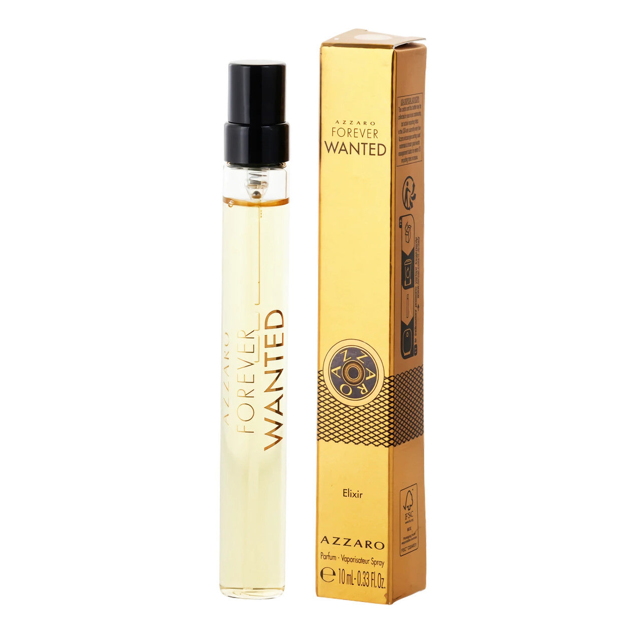 AZZARO FOREVER WANTED ELIXIR 0.33 PARFUM SPRAY FOR MEN