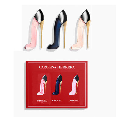 CAROLINA HERRERA 3 * 7 ML EAU DE PARFUM MINI SET: GOOD GIRL + GOOD GIRL BLUSH + VERY GOOD GIRL by CAROLINA HERRERA