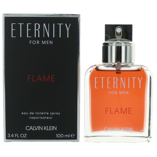 Calvin Klein Eternity Flame 3.4 oz Eau de Toilette Spray for Men