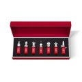 CHRISTIAN LOUBOUTIN 7 * 9 ML EAU DE PARFUM MINI SET: LOUBIFUNK + LOUBIDOO + LOUBIKISS + LOUBIROUGE + LOUBIRAJ + LOUBICROWN + LOUBICROC by CHRISTIAN LOUBOUTIN