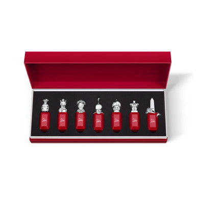 CHRISTIAN LOUBOUTIN 7 * 9 ML EAU DE PARFUM MINI SET: LOUBIFUNK + LOUBIDOO + LOUBIKISS + LOUBIROUGE + LOUBIRAJ + LOUBICROWN + LOUBICROC by CHRISTIAN LOUBOUTIN