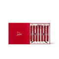 CHRISTIAN LOUBOUTIN 7 * 4 ML EAU DE PARFUM MINI SET: LOUBIFUNK + LOUBIDOO + LOUBIKISS + LOUBIROUGE + LOUBIRAJ + LOUBICROWN + LOUBICROC by CHRISTIAN LOUBOUTIN