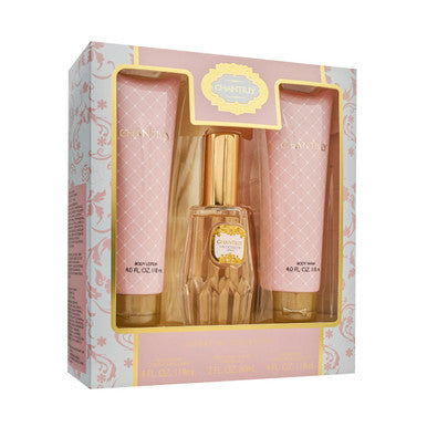 CHANTILLY 3 PCS SET FOR WOMEN: 2 OZ EAU DE TOILETTE SPRAY + 4 OZ BODY LOTION + 4 OZ BODY WASH by DANA