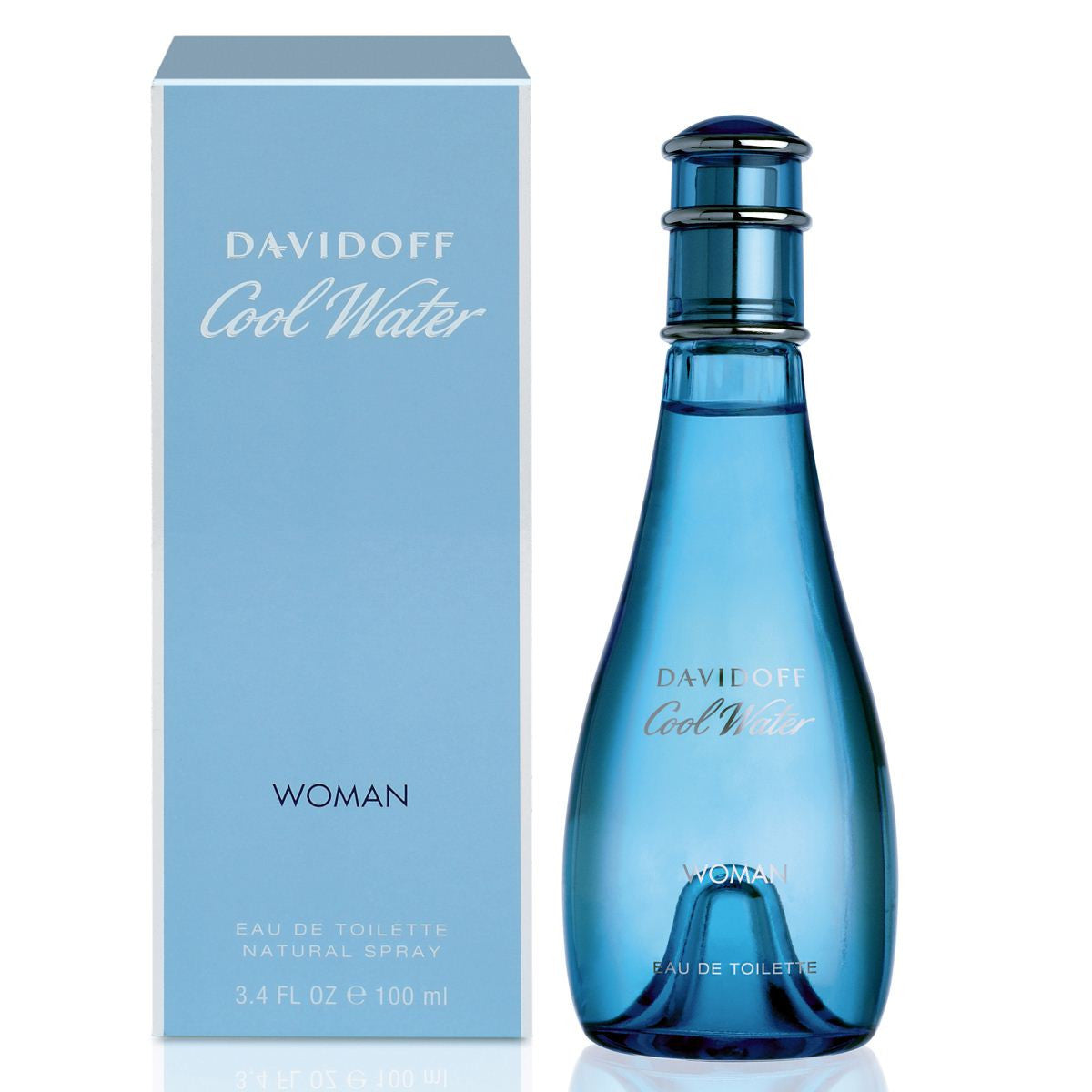 DAVIDOFF COOL WATER 3.4 EAU DE TOILETTE SPRAY FOR WOMEN