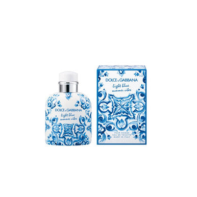 DOLCE & GABBANA LIGHT BLUE SUMMER VIBES 4.2 EAU DE TOILETTE SPRAY FOR MEN by DOLCE & GABBANA