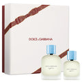 DOLCE & GABBANA LIGHT BLUE 2 PCS SET FOR MEN: 3.3 EAU DE TOILETTE SPRAY + 1.7 EAU DE TOILETTE SPRAY by DOLCE & GABBANA