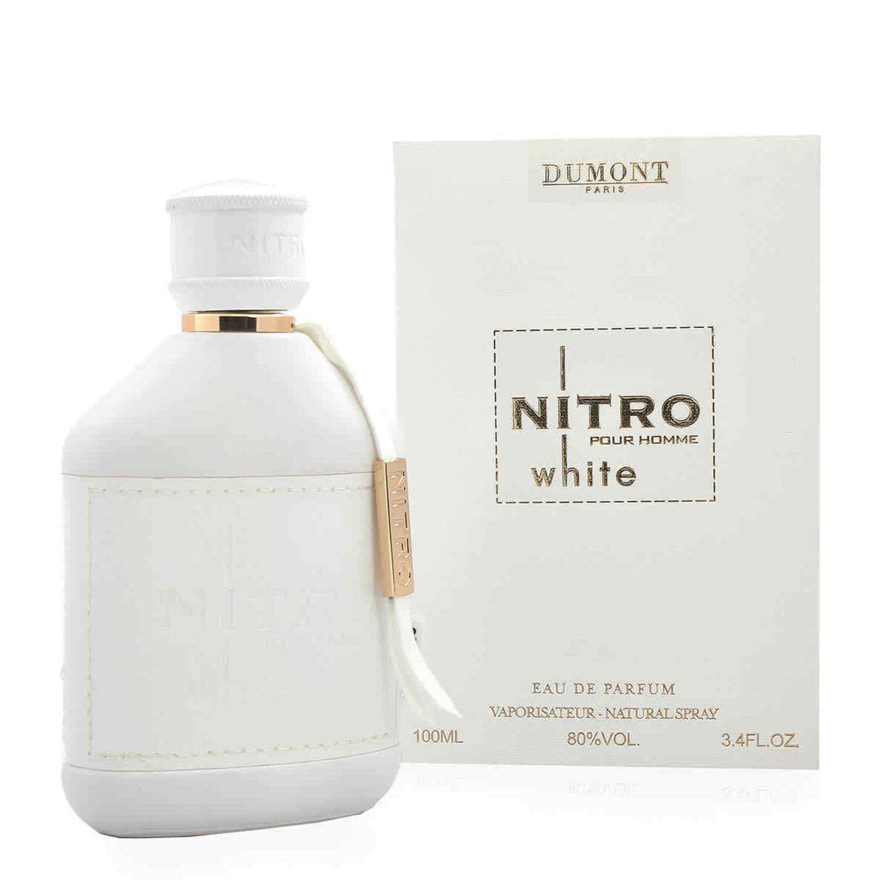 NITRO WHITE DUMONT PARIS POUR HOMME 3.4 EAU DE PARFUM SPRAY