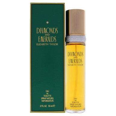 DIAMONDS & EMERALDS 1.7 EAU DE TOILETTE SPRAY by ELIZABETH TAYLOR