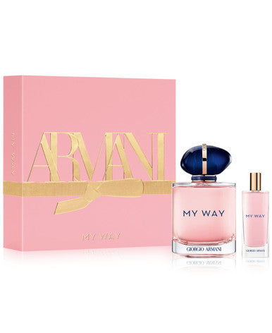 ARMANI MY WAY 2 PCS SET FOR WOMEN: 3 OZ EAU DE PARFUM + 0.5 EAU DE PARFUM by GIORGIO ARMANI