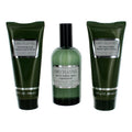 GREY FLANNEL 3 PCS SET: 4 OZ EAU DE TOILETTE SPRAY + 3.4 AFTER SHAVE BALM + 3.4 HAIR & BODY WASH by GEOFFREY BEENE