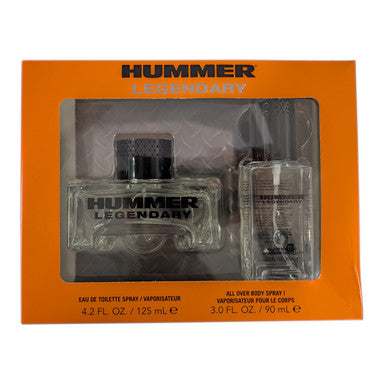 HUMMER LEGENDARY 2 PCS SET FOR MEN: 4.2 EAU DE TOILETTE SPRAY + 3 OZ BODY SPRAY by HUMMER