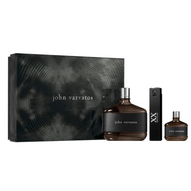 JOHN VARVATOS HERITAGE 3 PCS SET FOR MEN: 4.2 EAU DE TOILETTE SPRAY + 15 ML EAU DE TOILETTE SPRAY MINI + XX 0.57 EAU DE TOILETTE SPRAY by JOHN VARVATOS