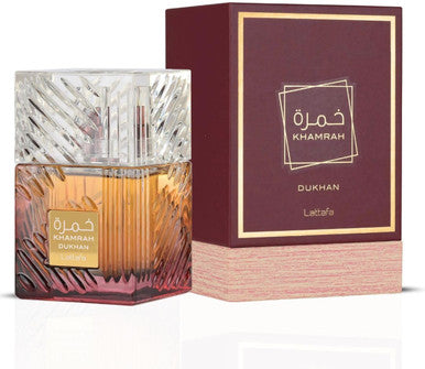 LATTAFA KHAMRAH DUKHAN 3.4 EAU DE PARFUM SPRAY FOR MEN by LATTAFA