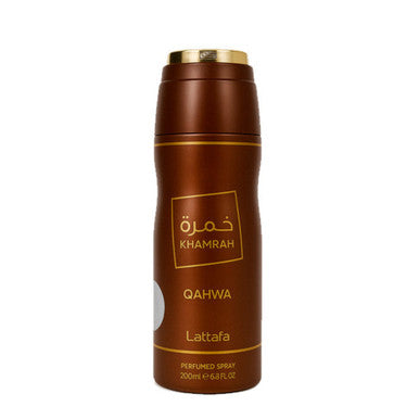 LATTAFA KHAMRAH QAHWA 6.7 PERFUMED BODY SPRAY by LATTAFA