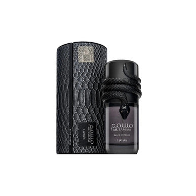LATTAFA MUSAMAM BLACK INTENSE 3.4 EAU DE PARFUM SPRAY FOR MEN by LATTAFA