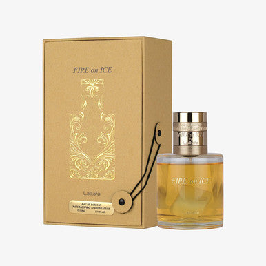 LATTAFA FIRE ON ICE 3.7 EAU DE PARFUM SPRAY by LATTAFA