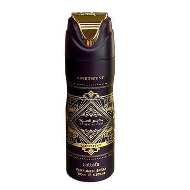 LATTAFA BADE'E AL OUD AMETHYST 6.7 PERFUMED BODY SPRAY by LATTAFA