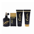 CURVE BLACK 4 PCS SET FOR MEN: 4.2 COLOGNE SPRAY + 1.7 DEODORANT STICK + 3.4 SHOWER GEL + 3.4 AFTERSHAVE BALM by CURVE