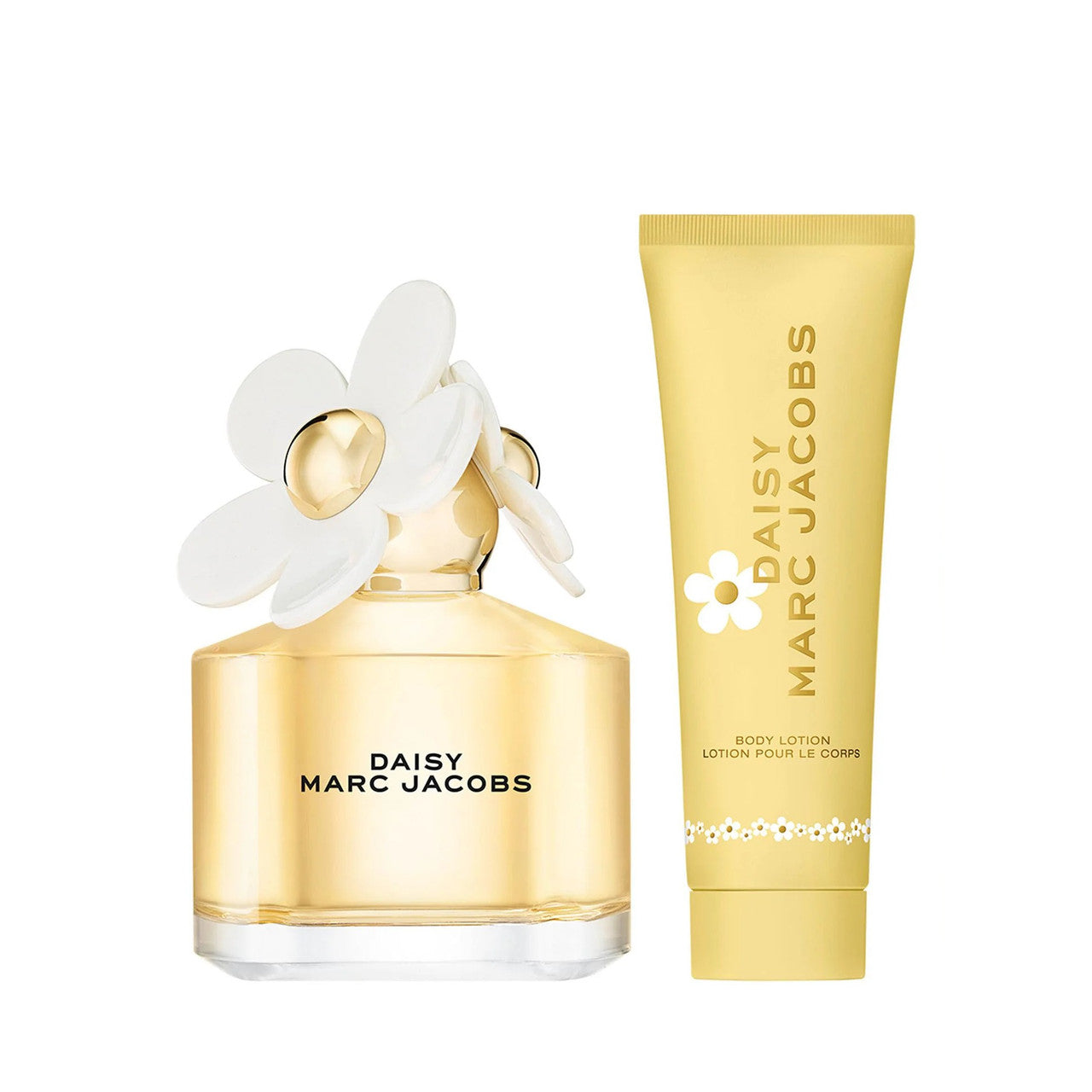MARC JACOBS DAISY 2 PCS SET FOR WOMEN: 3.3 EAU DE TOILETTE SPRAY + 2.5 BODY LOTION