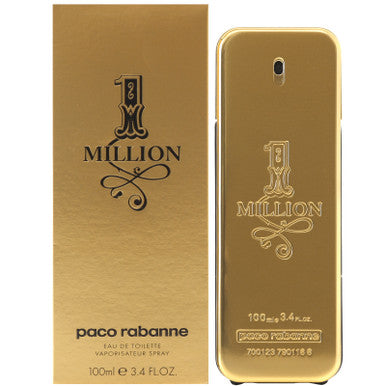 PACO RABANNE ONE MILLION 3.4 EAU DE TOILETTE SPRAY FOR MEN by PACO RABANNE