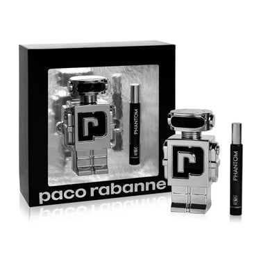 PACO RABANNE PHANTOM 2 PCS SET FOR MEN: 5.1 EAU DE TOILETTE SPRAY + 0.33 EAU DE TOILETTE SPRAY by PACO RABANNE