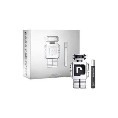 PACO RABANNE PHANTOM 2 PCS SET FOR MEN: 5.1 EAU DE TOILETTE SPRAY + 0.34 EAU DE TOILETTE SPRAY by PACO RABANNE
