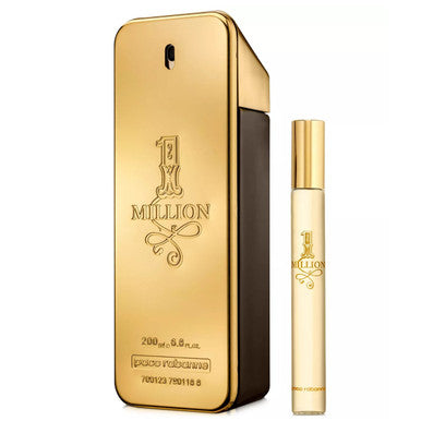 PACO RABANNE ONE MILLION 2 PCS SET FOR MEN: 3.4 EAU DE TOILETTE SPRAY + 0.34 EAU DE TOILETTE SPRAY by PACO RABANNE