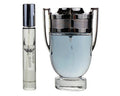 PACO RABANNE INVICTUS 2 PCS SET FOR MEN: 3.4 EAU DE TOILETTE SPRAY + 0.34 EAU DE TOILETTE SPRAY by PACO RABANNE