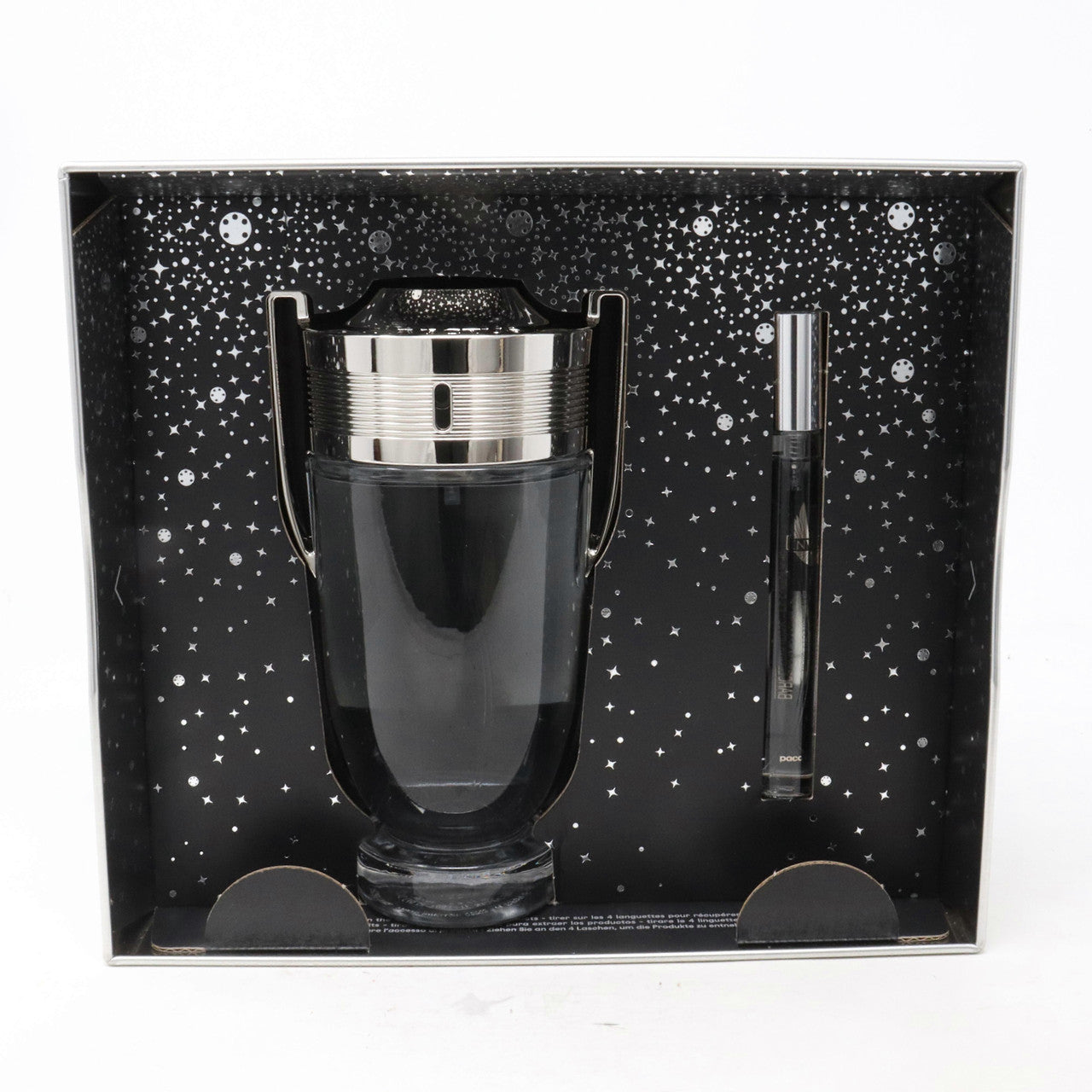 PACO RABANNE INVICTUS 2 PCS SET FOR MEN: 6.7 EAU DE TOILETTE SPRAY + 0.34 EAU DE TOILETTE SPRAY