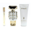 PACO RABANNE FAME 3 PCS SET FOR WOMEN: 2.7 EAU DE PARFUM SPRAY + 0.33 EAU DE PARFUM SPRAY + 3.4 BODY LOTION by PACO RABANNE