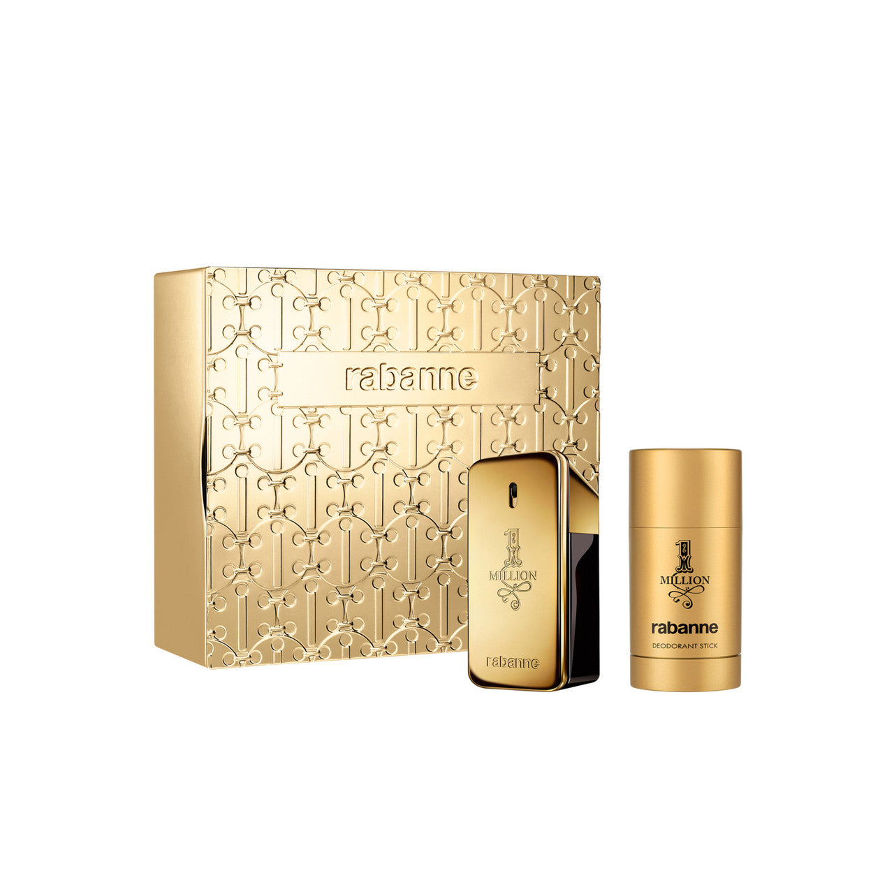 Paco Rabanne One Million 2pc Set for Men: 1.7 oz EDT + 2.3 oz Deodorant