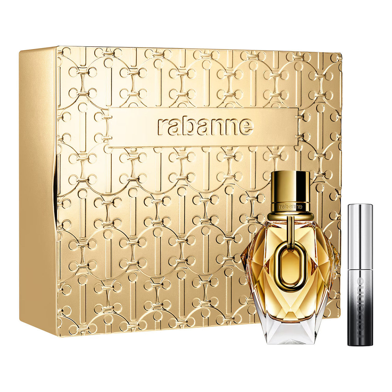 Paco Rabanne Million Gold 2pc Set for Women: 1.7 oz EDP + Eyephoria Mascara