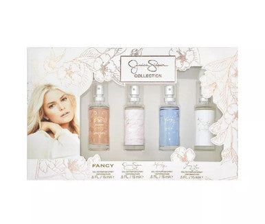 JESSICA SIMPSON 4 PCS X 0.5 EAU DE PARFUM SPRAY SET FOR WOMEN: FANCY + SIGNATURE + I FANCY YOU + FANCY LOVE by JESSICA SIMPSON