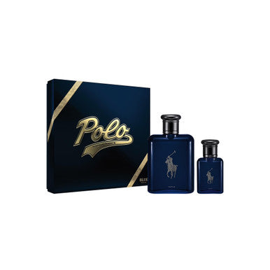 POLO BLUE 2 PCS SET FOR MEN: 4.2 PARFUM SPRAY + 1.36 PARFUM SPRAY by RALPH LAUREN