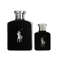 POLO BLACK 2 PCS SET FOR MEN: 4.2 EAU DE TOILETTE SPRAY + 0.5 OZ EAU DE TOILETTE by RALPH LAUREN