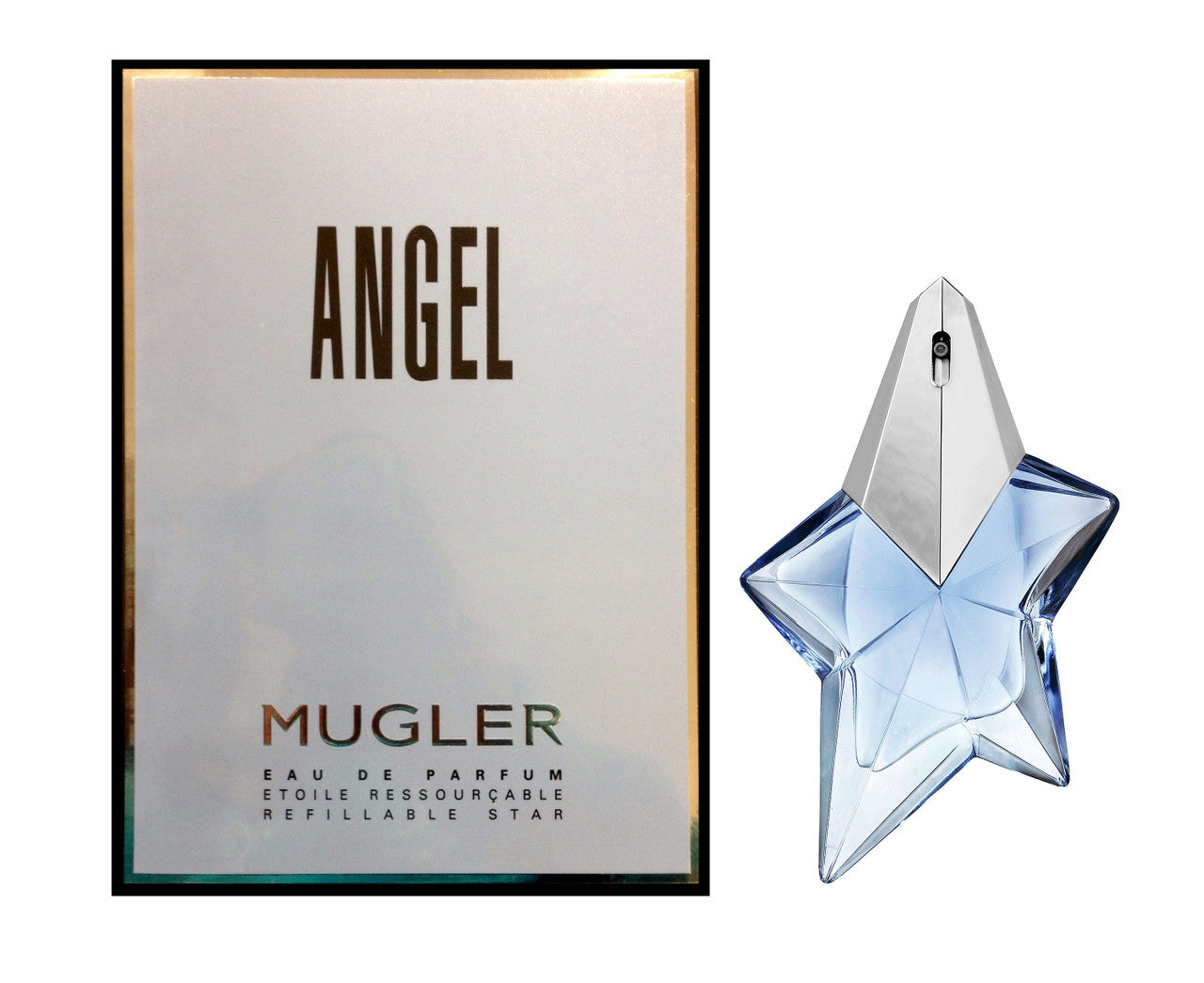 THIERRY MUGLER ANGEL 0.85 OZ EAU DE PARFUM SPRAY REFILLABLE FOR WOMEN