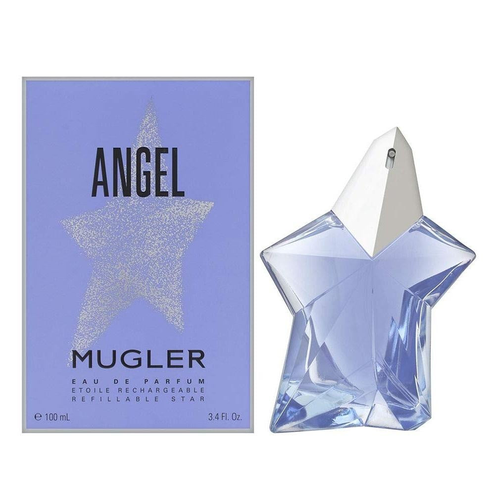 ANGEL 3.4 EAU DE PARFUM SPRAY FOR WOMEN REFILLABLE STANDING STAR