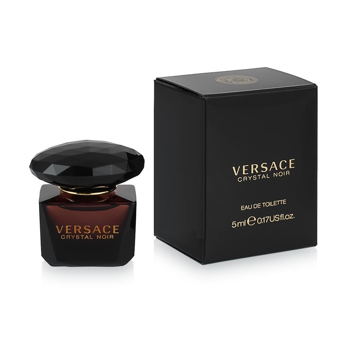 Versace Crystal Noir 0.17 oz Eau de Toilette Mini for Women