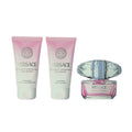 Versace Bright Crystal 3 Pcs Set for Women: 1.7 oz EDT + Shower Gel + Body Lotion