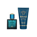 VERSACE EROS 2 PCS SET FOR MEN: 1 OZ EAU DE TOILETTE SPRAY + 1.7 SHOWER GEL