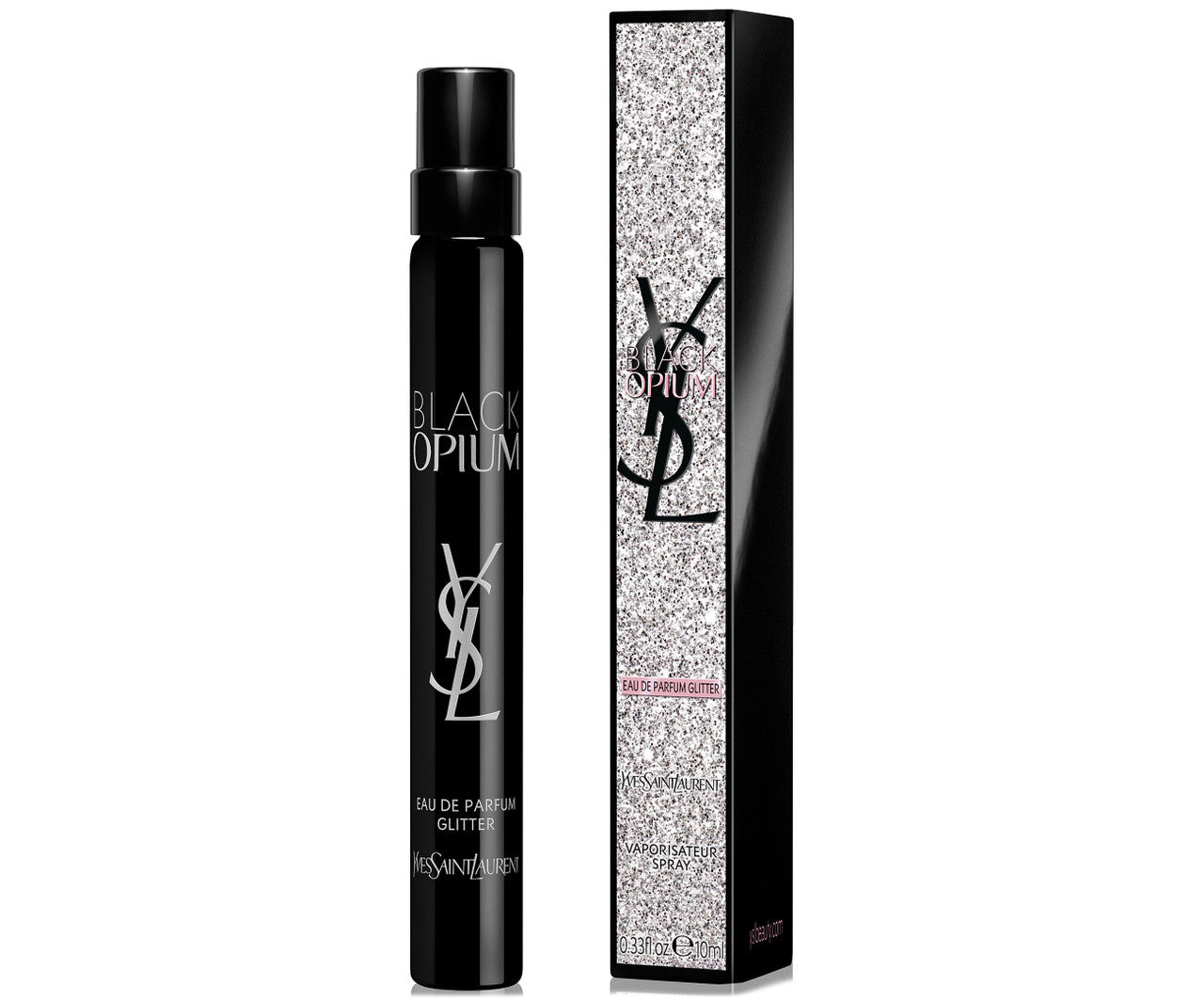 Yves Saint Laurent Black Opium Glitter 0.33 oz Eau de Parfum Spray for Women